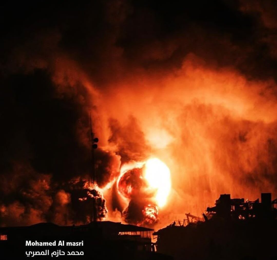 Gaza is being annihilated in full view of the world and the strange, strange and terrifying Arab silence .
#Israel_is_terrorist
#CeasefireForGaza
#CeasefireNOW 
#FreePalestine #Palestine #GazaGenoside #IsraelTerrorism #Hamas
