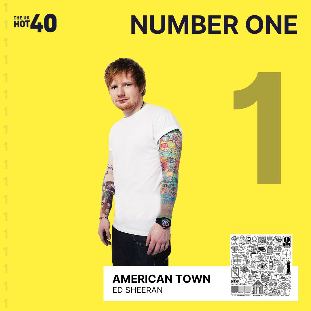 Ed Sheeran flies straight to the top with American Town ✨