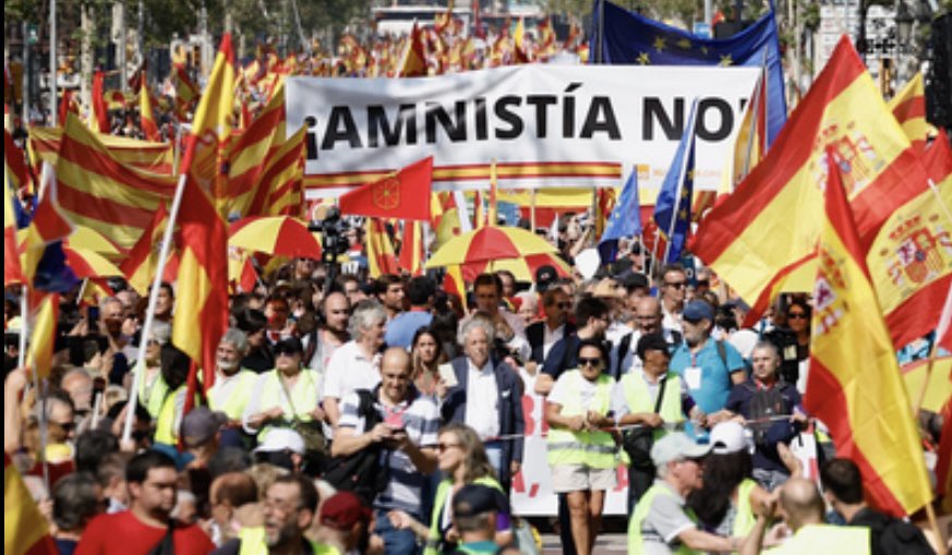 CarlosP59051425's tweet photo. La amnistía no sólo es ilegal e inconstitucional; también es profundamente injusta, porque atenta contra el principio de igualdad entre españoles.
Cualquier demócrata que se precie está en la obligación de rechazarla abiertamente y rotundamente.
¡No a la amnistía! https://t.co/JYPLNjPKDI