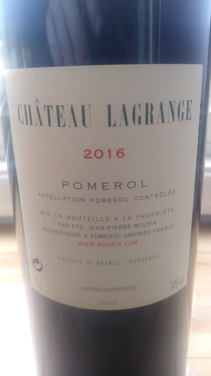 Mid-term feast. Welsh salt marsh lamb from <a href="/GowerLamb/">Gower Salt Marsh Lamb</a> . Roast lamb and pumpkin. Goes well with Château Lagrange Pomerol 2016 from <a href="/mumblesfinewine/">Mumbles Fine Wines</a> 
Excellent drink for a physicist! I wonder what the multiplier will be?
#BywFelBrenin