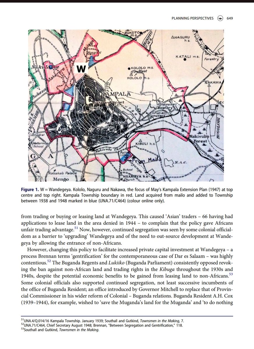 TheMutaD's tweet photo. Kampala, the original fortress-like enclosure with police stations at Wandegeya, Jinja Road, Kira Road and Clock Tower (to keep the undesirables at bay), was designed by Ernst Georg May , a German.  The Brits commissioned him. https://t.co/840VpEtmZR