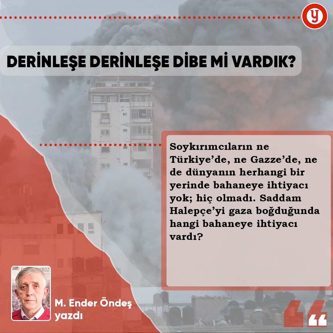 📌Derinleşe derinleşe dibe mi vardık? 🖊M. Ender Öndeş yeniyasamgazetesi5.com/derinlese-deri…