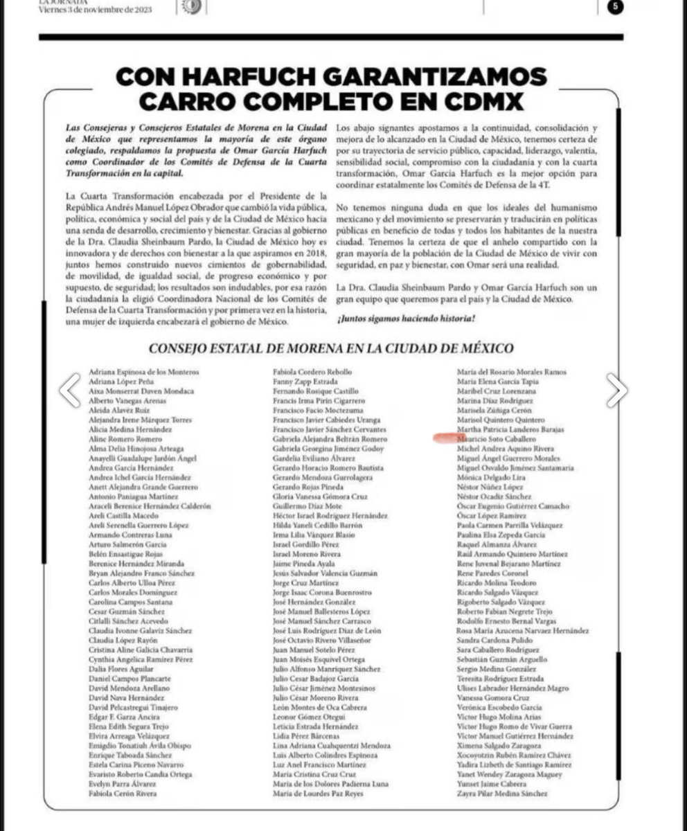 mausoto's tweet photo. Quiero aclarar q yo no firme ningún documento, es algo muy delicado q te incluyan en un desplegado sin tu consentimiento, es ilegal y grave, independientemente si estás de acuerdo o no en dar tu apoyo! Seamos serios o habrá división @ClaraBrugadaM @OHarfuch @PartidoMorenaMx https://t.co/KQYK5FVMsU