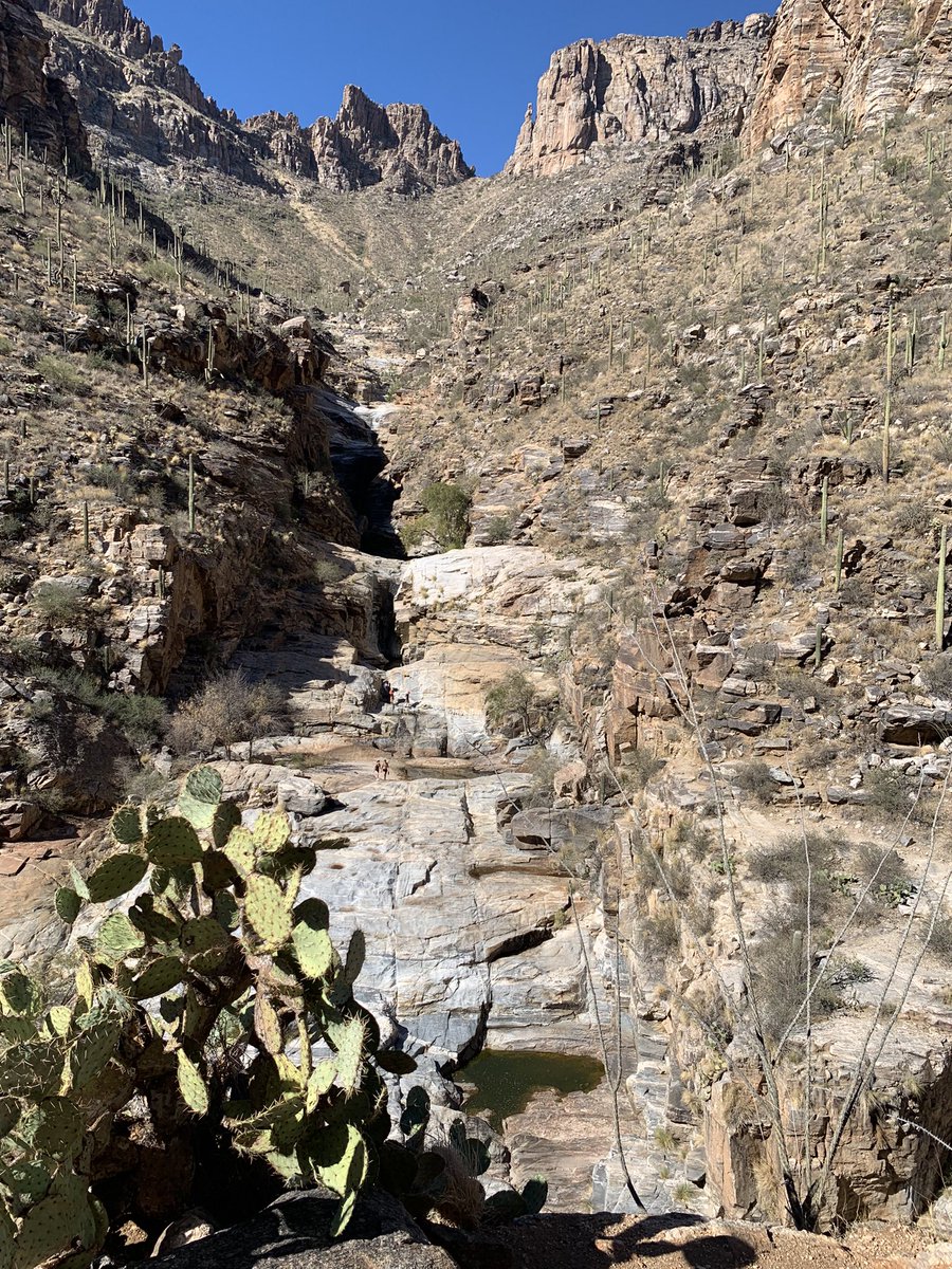 Sabino Canyon’s ‘Seven Falls’ hike… all dried up for now but still epic… and still 33C in mid-November!