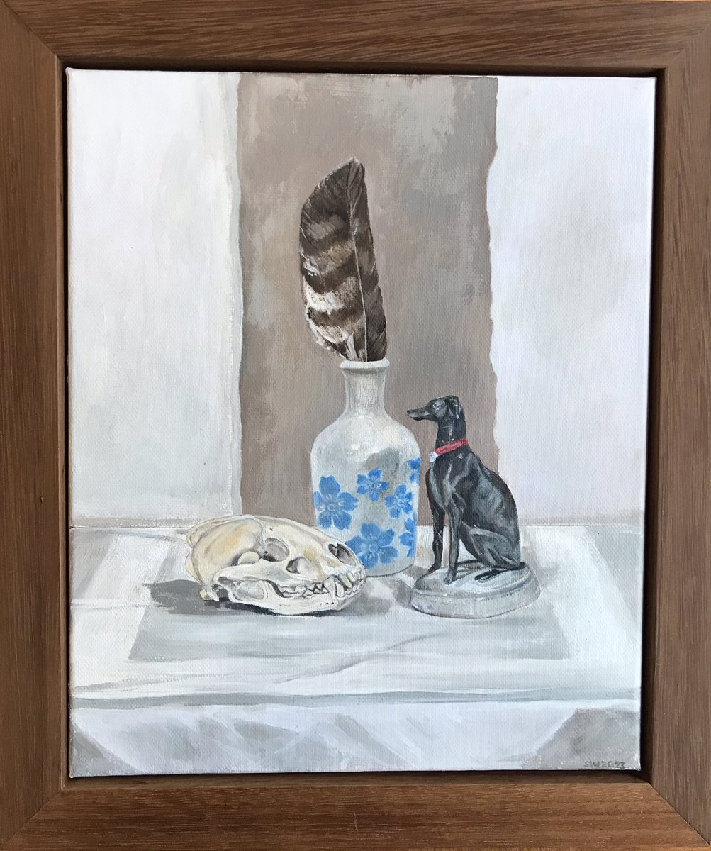 Here are my other 2 oil paintings…#kentartists, #stilllifepainting