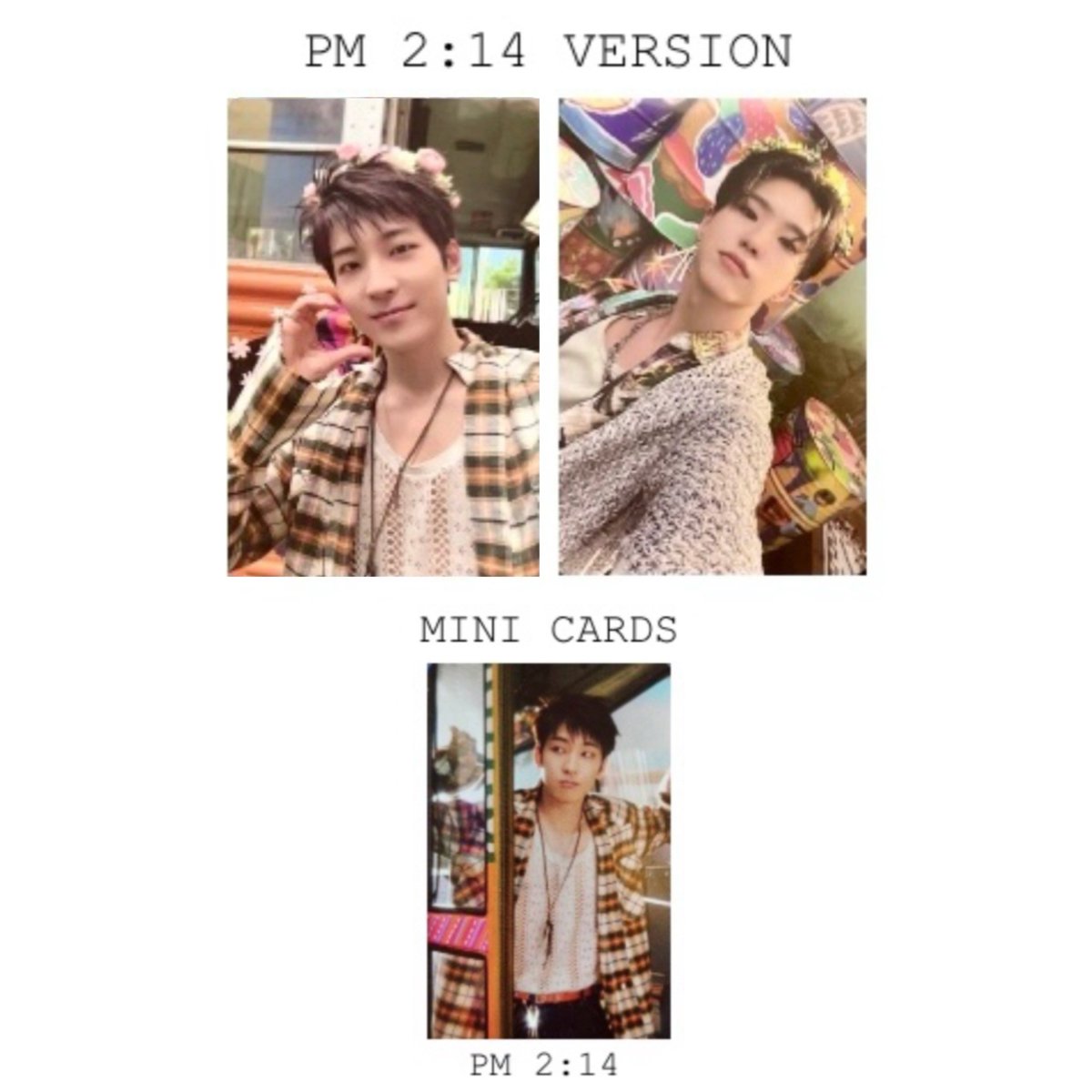 kdiuIt's tweet photo. WTT / NFS | USA ONLY

Seventeen Seventeenth Heaven photocards (PM 2:14 Ver.)

Have: Joshua Mingyu + DK mini card

Want: hs/ww (2nd pic)

Dm for more proof / if interested!
@svttradingusa @us_caratstrade 
trading seventeen iso svt pc pcs photocard trade seokmin dokyeom https://t.co/oclJB08yiq