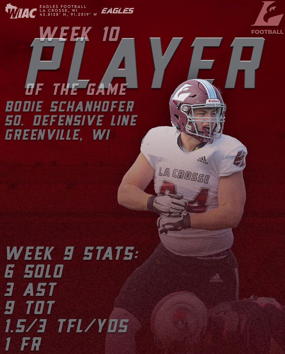 HortonvilleFB's tweet image. Congratulations to @bodieschanhofer on a standout performance this weekend! Always exciting to see our former players make an impact at the next level. #RecruitTheVille