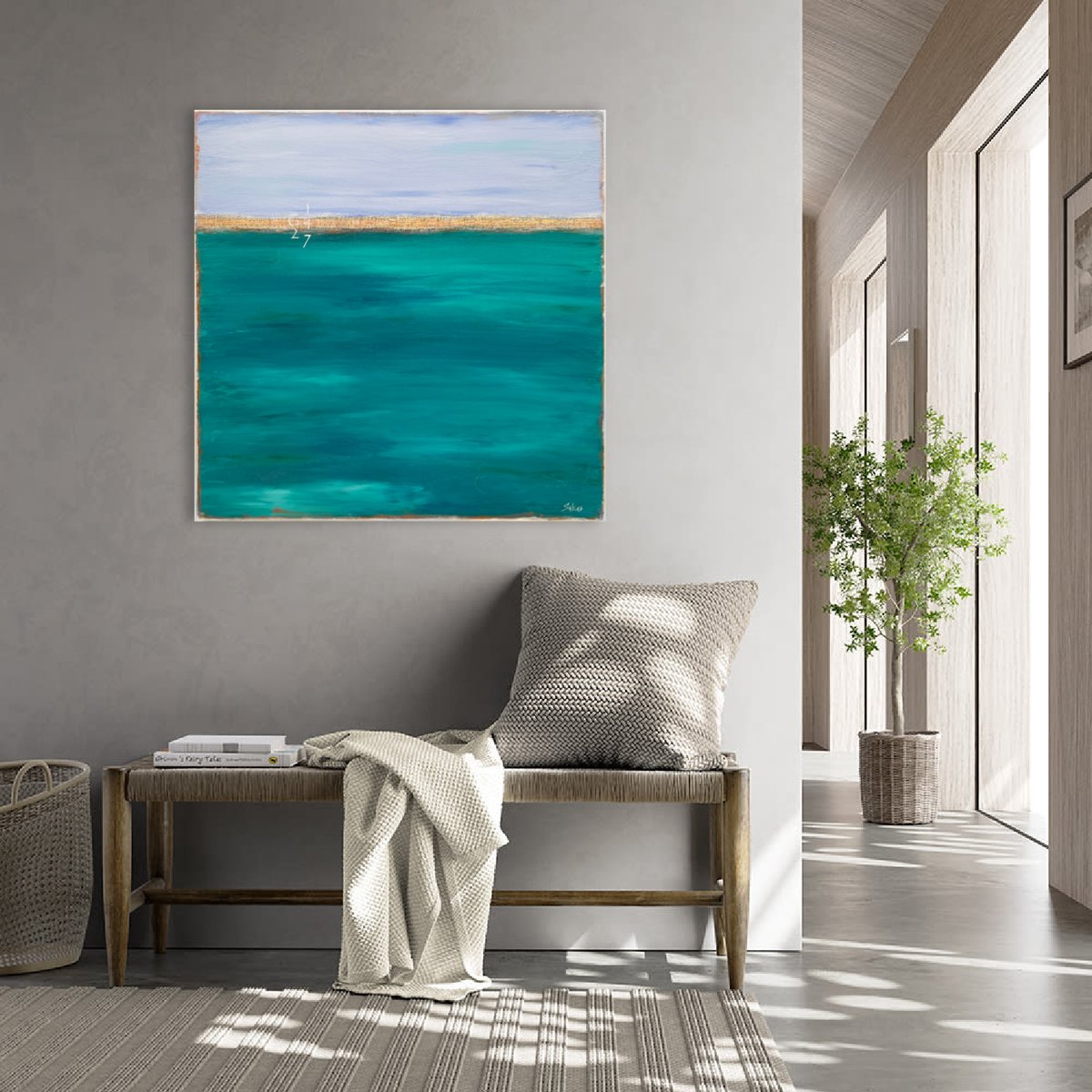 SabinaArtist's tweet photo. #coastal #abstract #minimalist #minimalism #beach #art #landscape #seascape #colourfield #textured #painting by #artist Sabina D'Antonio, with light #lavender and #teal colours.

Early Morning
100x100x4cm (39.4x39.4x1.6")

Available worldwide
https://t.co/DQAxo5Vs6m https://t.co/KcuFP14tL4