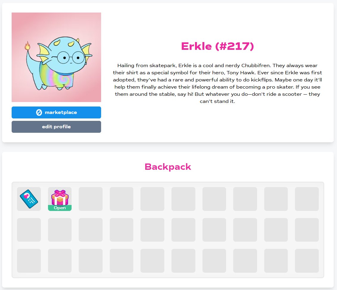 Ready to see your surprise?  

If you were part of the chubbiverse and received your gift from Kee. 

1️⃣ Go to your profile: chubbiverse.com/profile 

2️⃣ Open: 🎁. See what’s inside.  

3️⃣ Share it with friends online.