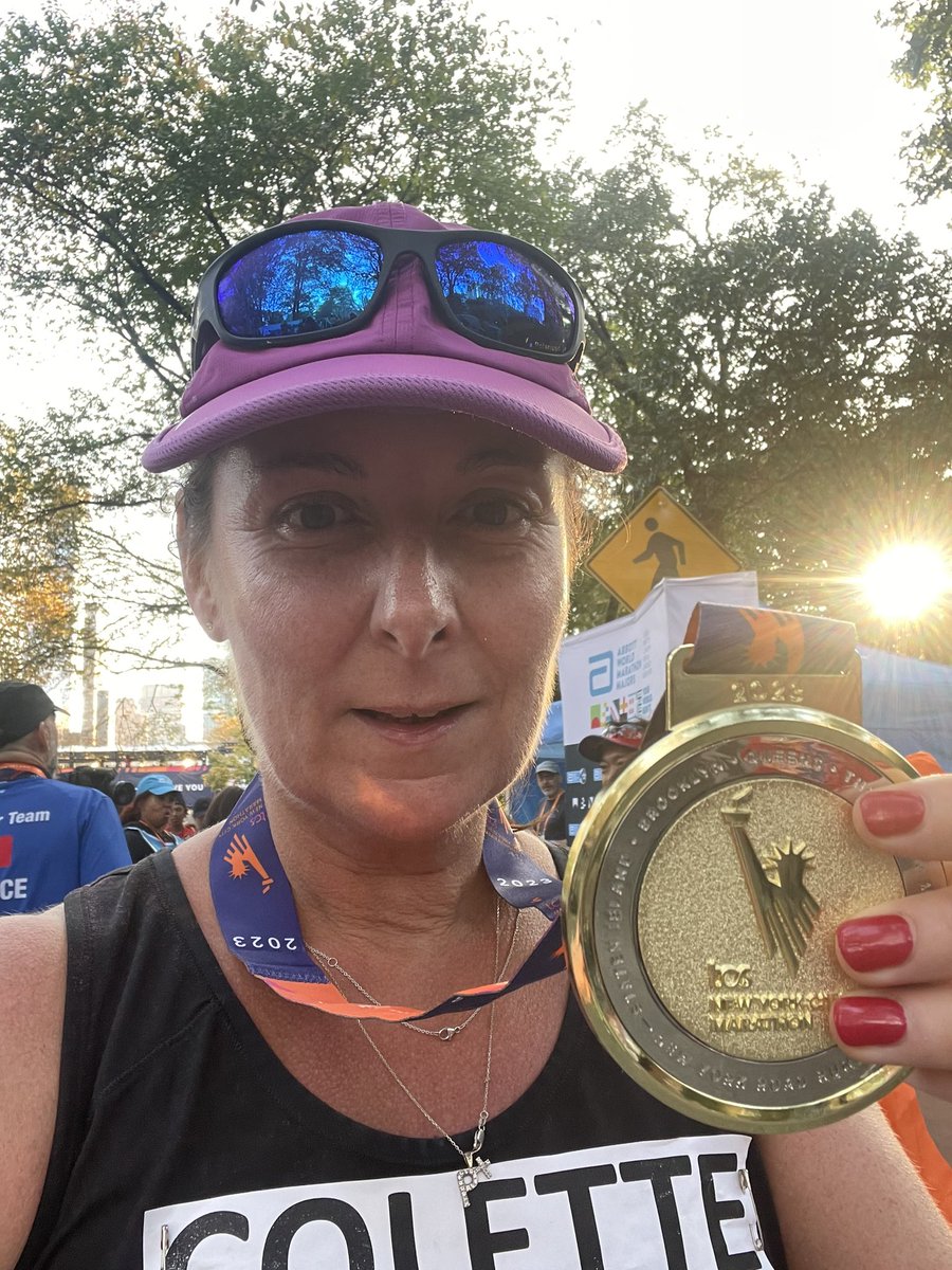 Little jog around NYC today and a marathon PB for me! #AbbottWMM #TCSNYCMarathon