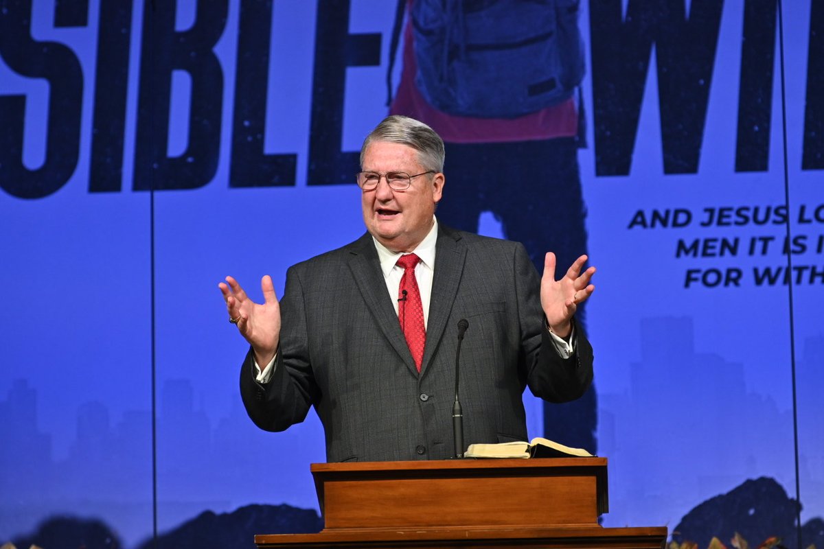 Thankful my good friend, Dr. Rasmussen, preached for me today. Great message