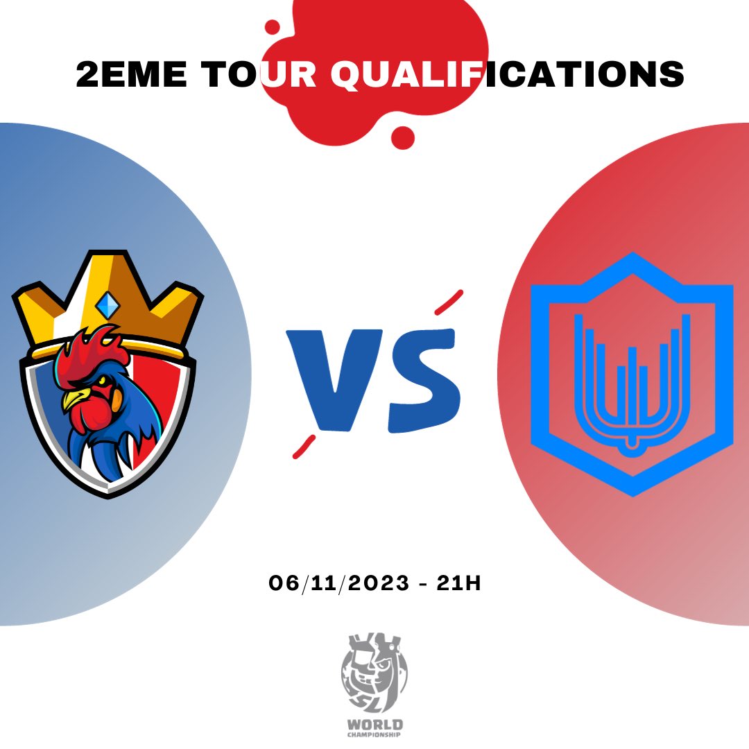 Équipe de France ⭐ (@teamfrancecr) on Twitter photo 2eme match de <a href="/CR_Supremacy/">Supremacy League</a> ! Allons chercher notre première victoire ! 🇫🇷
📅06/11/2023
🕙21:00
🆚 <a href="/TeamUkraineCR/">𝗧𝗘𝗔𝗠 𝗨𝗞𝗥𝗔𝗜𝗡𝗘</a>
🎥 <a href="/Linou_21/">Linou21</a>
🏆 Phase de qualifications 2eme match de <a href="/CR_Supremacy/">Supremacy League</a> ! Allons chercher notre première victoire ! 🇫🇷
📅06/11/2023
🕙21:00
🆚 <a href="/TeamUkraineCR/">𝗧𝗘𝗔𝗠 𝗨𝗞𝗥𝗔𝗜𝗡𝗘</a>
🎥 <a href="/Linou_21/">Linou21</a>
🏆 Phase de qualifications