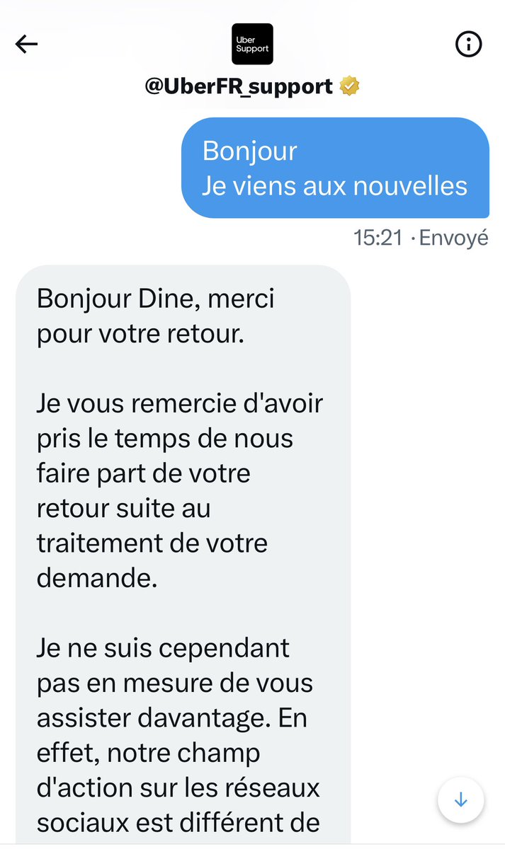 Dinedine91's tweet photo. @UberFR @ubereats_fr Commande jamais livrée mais encaissée. https://t.co/lzhy1OQlvj