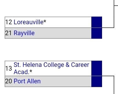 The football playoff brackets are set. Both teams will be on the road in Round 1.
