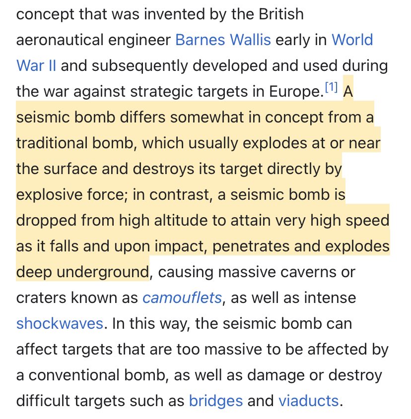 REMINDER that earthquake bombs were last used during WWII to wipe out entire cities… what israel is doing right now is even beyond war crimes