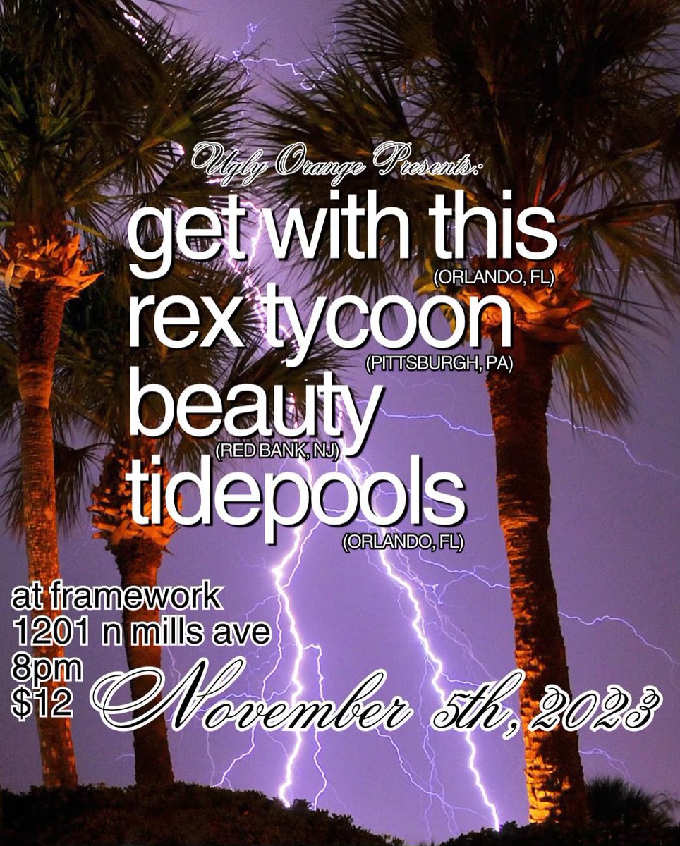 This is tonight Orlando! We’ll be playing new tunes!