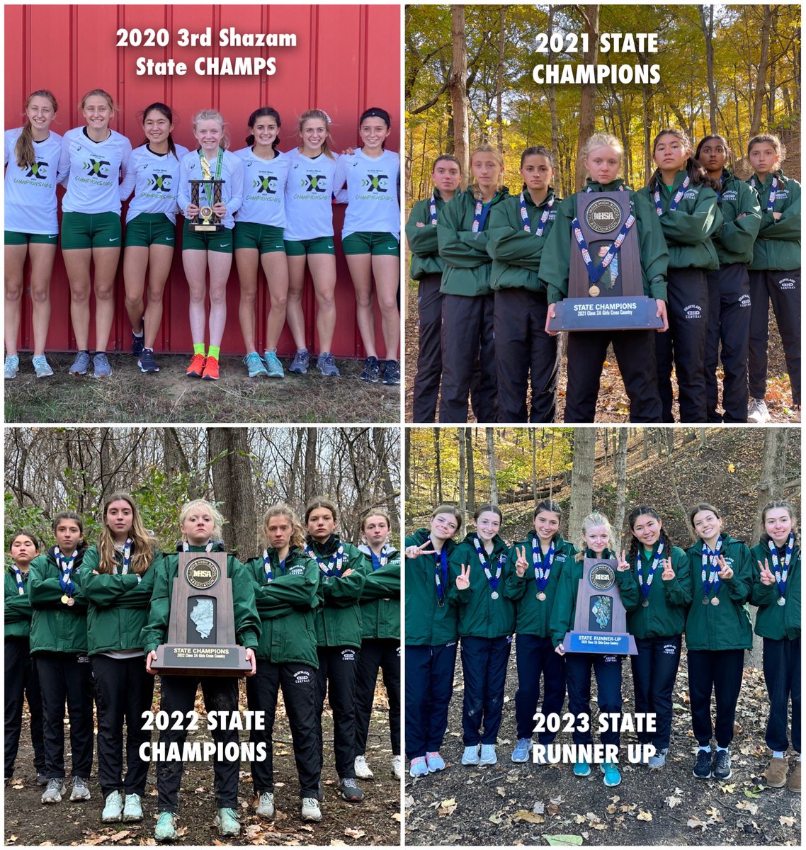 VincentGerard's tweet photo. What an amazing XC career it has been for @BellaDomier, 4 major trophies including 2 state titles. Excited for what is next. #ihsaxc23 #MileSplitIL https://t.co/tEP7ilahbr