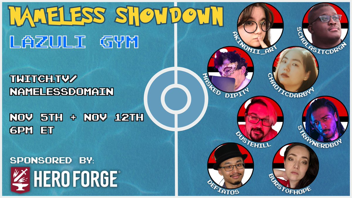 NamelessDomain's tweet photo. ⌚️ 3 HOURS UNTIL NAMELESS SHOWDOWN ⌚️

It's almost time! Join us at 6pm ET for some dramatic matches and to raise money for @BlackTransUK and @The519's Trans People of Colour Project. We have exciting giveaway prizes you won't want to miss! https://t.co/7HpZQp0yb7