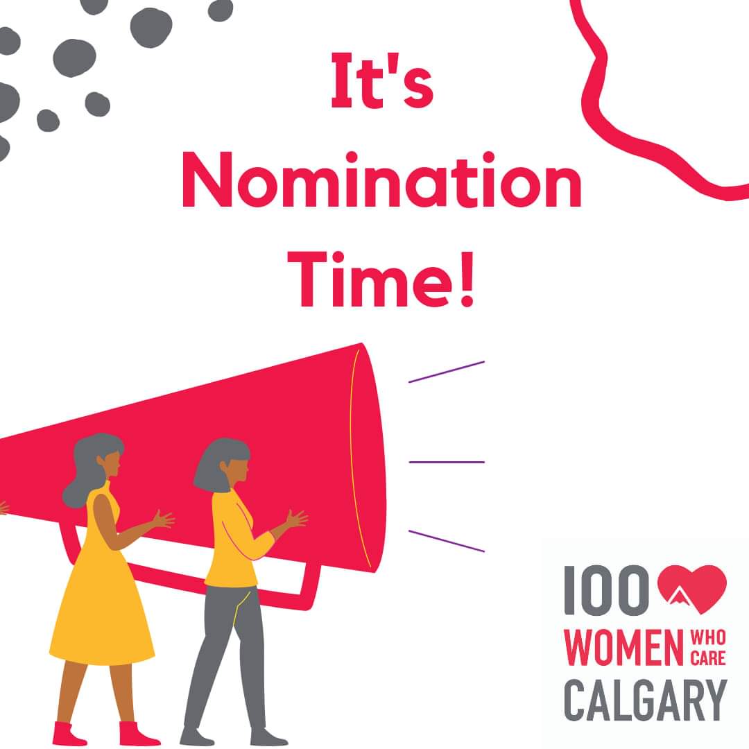 Nominate your favourite local charity to receive $10,000+ from our 10th Anniversary Celebration on Giving Tuesday! The Big Give event on November 28th will be our most inspiring meeting yet as we March to our Million dollar goal! 
Nominate today! 💯❤️ 100womencalgary.com/meetings-2/nom…
