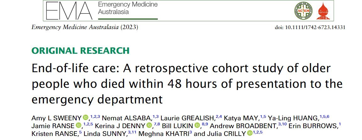 Griffith University Nursing & Midwifery (@griffithnursing) on Twitter photo 📢 Publication Alert 📢
Congratulations to Prof <a href="/CrillyJulia/">Julia Crilly</a>, A/Prof <a href="/jamieranse/">Jamie Ranse</a>, Dr <a href="/KristenRanse/">Kristen Ranse</a> & authors on your recent publication in <a href="/EMAJournal/">EMA Journal</a> @Wiley_Nursing
Have a read here 👇👇
onlinelibrary.wiley.com/doi/epdf/10.11… 📢 Publication Alert 📢
Congratulations to Prof <a href="/CrillyJulia/">Julia Crilly</a>, A/Prof <a href="/jamieranse/">Jamie Ranse</a>, Dr <a href="/KristenRanse/">Kristen Ranse</a> & authors on your recent publication in <a href="/EMAJournal/">EMA Journal</a> @Wiley_Nursing
Have a read here 👇👇
onlinelibrary.wiley.com/doi/epdf/10.11…