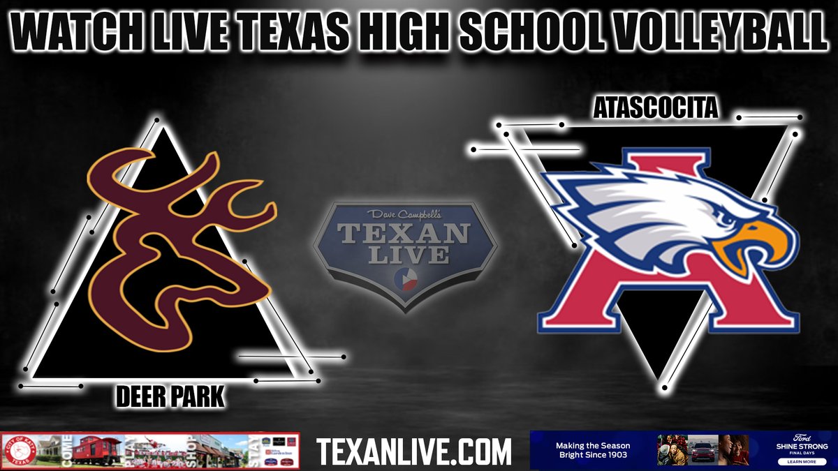 WATCH THIS PLAYOFF VOLLEYBALL MATCH LIVE
Deer Park vs Atascocita
Monday 11/6/2023
<a href="/TrevorBullard2/">Trevor Bullard</a> on the call
Coverage begins at 6pm
For the Live Link Click Here: bit.ly/46QmE49