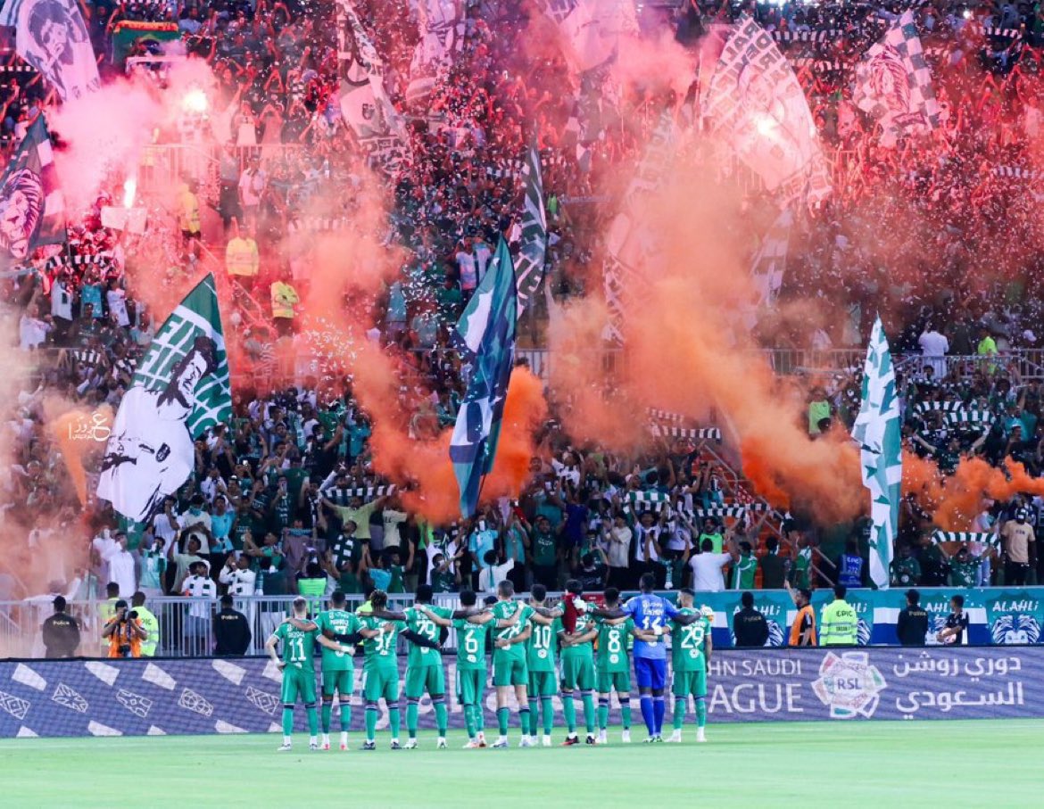 الحمد لله اااااالف مبروك +3 💚🔥👏🏻
#الاهلي_الرياض