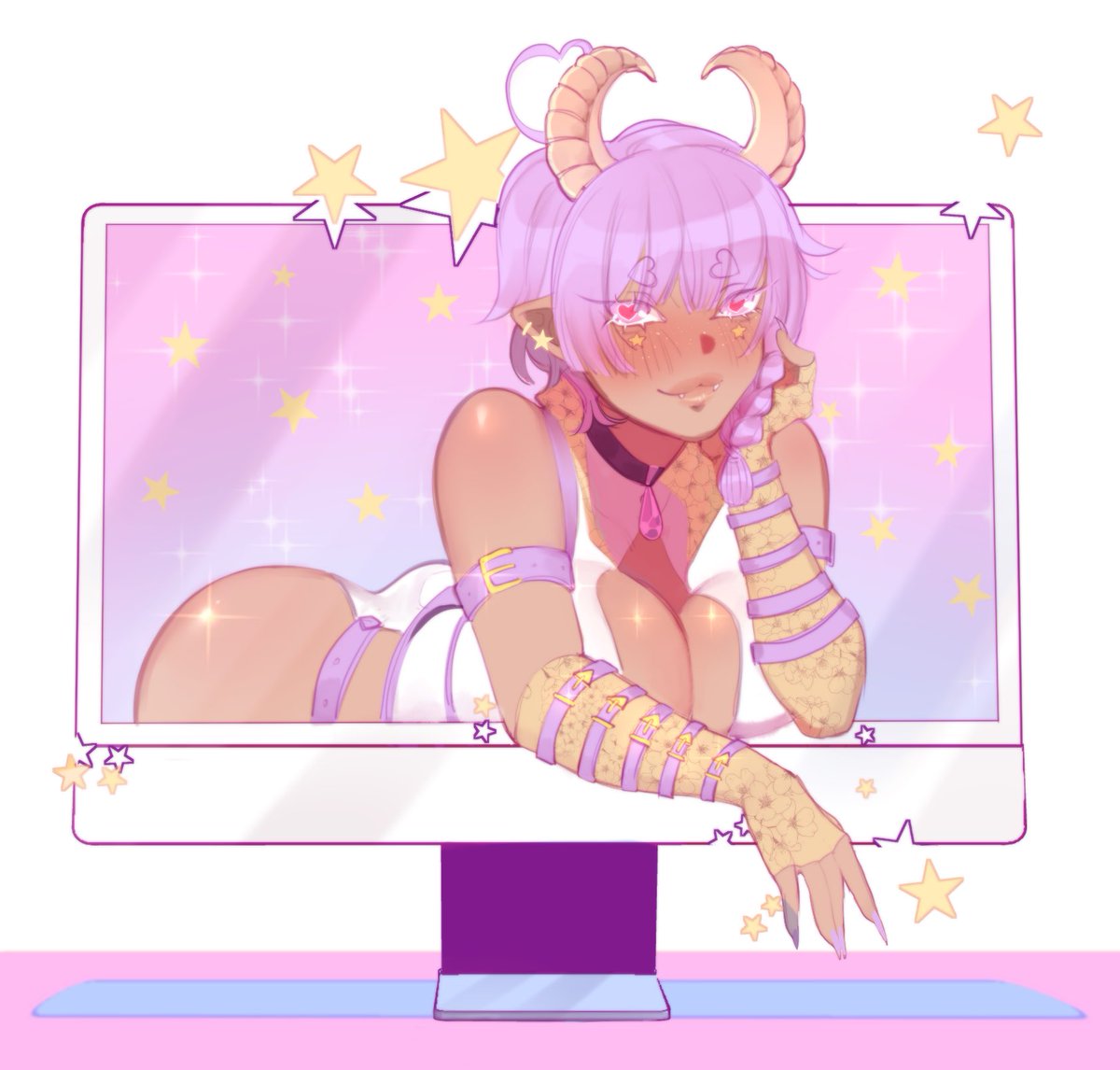 ImpxshDelxght's tweet photo. Even the screen can’t separate us 💜

Imunderyourbedletmeout

꒰ა︵︵⊹︵︵ꨄ︎︵︵⊹︵︵૮꒱

#impillust #Vtuber #VtuberEN #VtuberUprising https://t.co/EeDoSNPNHn