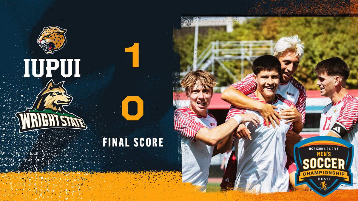 Final score in #HLMSOC Quarterfinal 1.

@IUPUIMensSoccer 1, <a href="/WSU_Mens_Soccer/">Wright State Men's Soccer</a> 0. 

#OurHorizon🌇