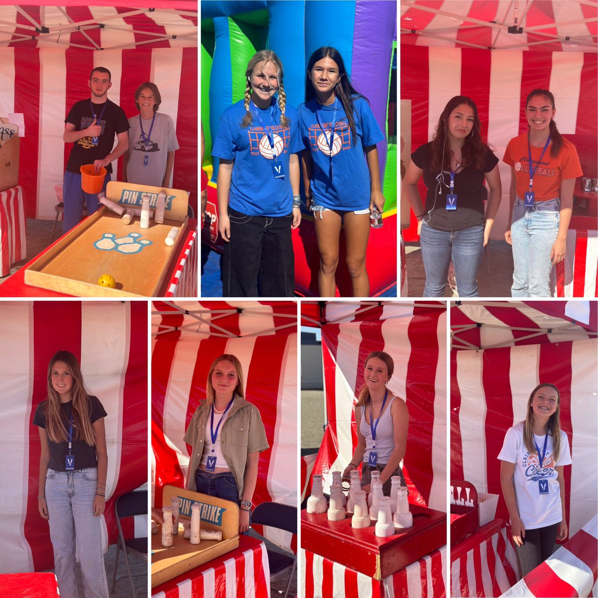CHS Students Volunteering at Holmes Harvest Festival. Thanks for giving back to your elementary school. #ClairemontHS