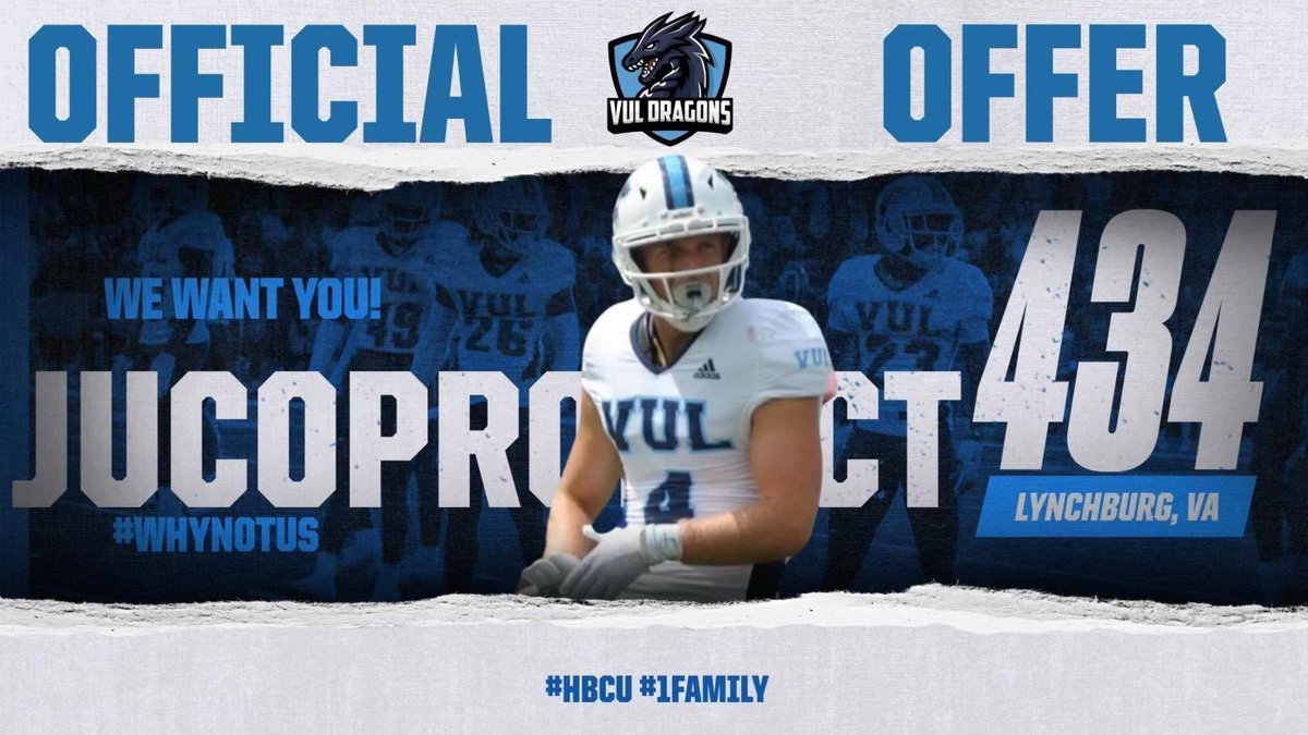 Blessed to receive a offer from VUL