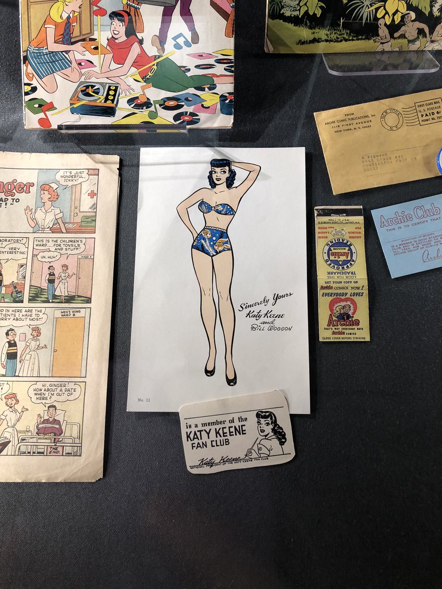 Loved seeing the @dowd_archive Archie Comics Collection on display at the @WashingtonUniv John M. Olin Library!