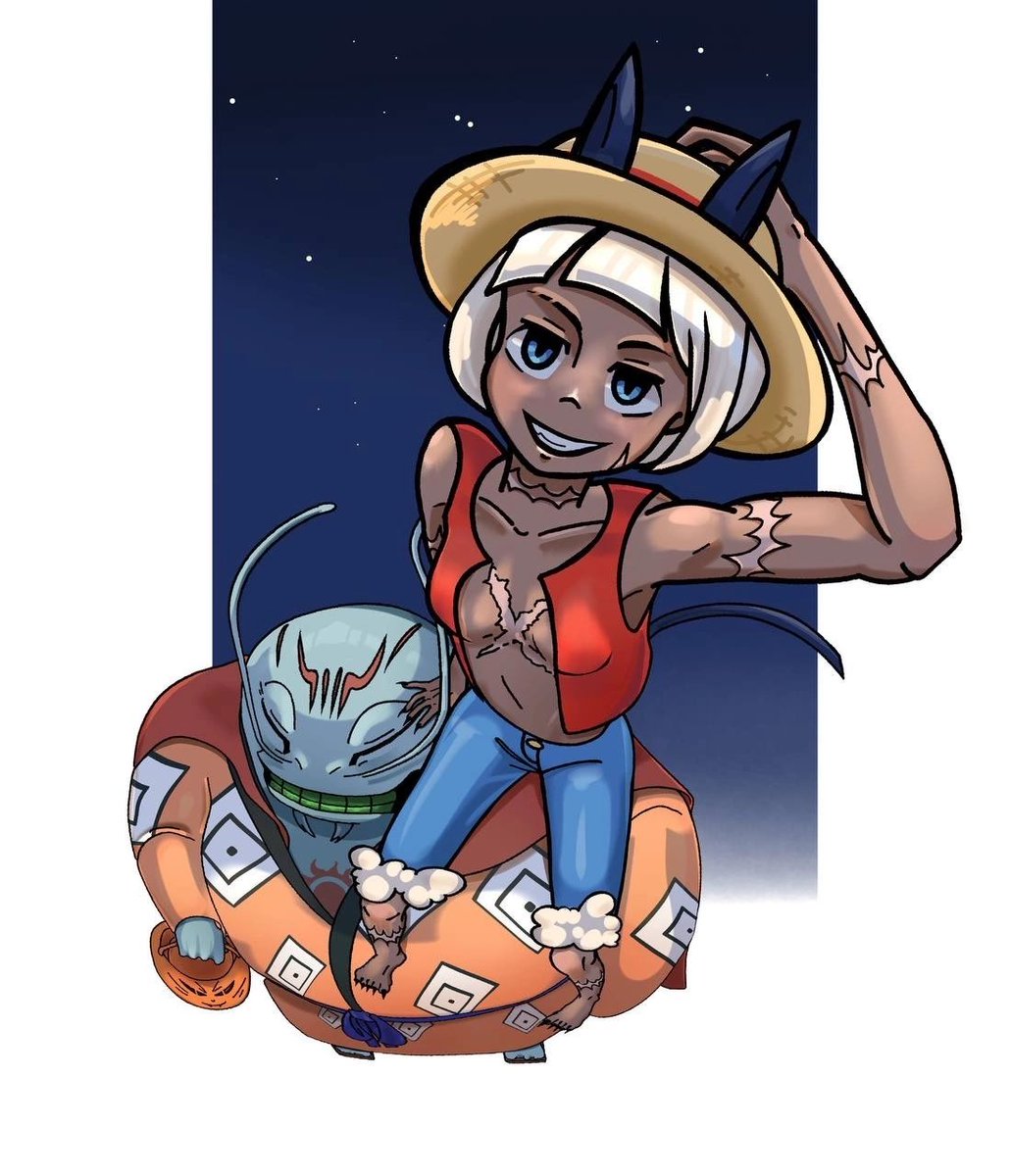 Godot_bruh's tweet photo. ah yes, luffy and jinbe
#Skullgirls #skullgirlshalloween2023 #ms_fortune #msfortune #yu_wan #yuwan #one_piece #onepiece https://t.co/V5qlzcWSJf