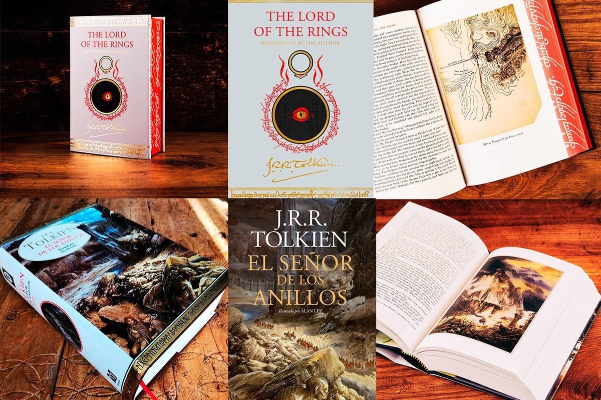 📚SORTEO INTERNACIONAL 📚 Junto con @toIkienverse ,sorteamos la EDICIÓN ESPECIAL ILUSTRADA de The Lords Of The Rings (Inglés) O la Trilogía de El Señor de los Anillos (Español), ¡a elegir! - RT éste tuit♻️ - Seguir a @toIkienverse & @ElMundoTolkien Finaliza 01/12/23.