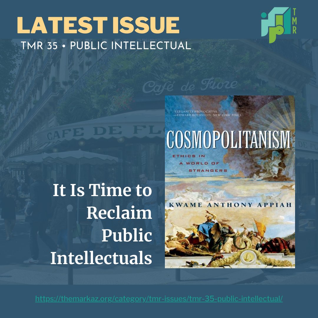In our October issue, @mannahattamamma argues that now is the time to reclaim the idea of the public intellectual at a societal level. 

Read the full article: bit.ly/it-is-time-to-… 

#tmr35 #publicintellectual #newarticle #opinions #deborahwilliams