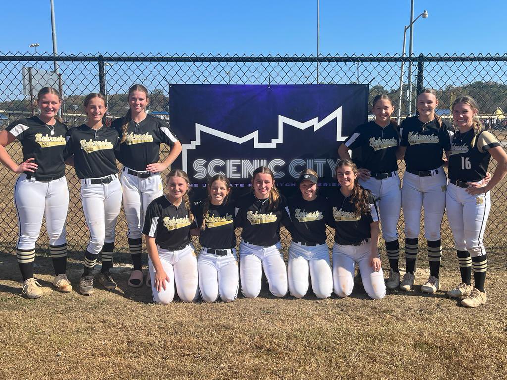NEGold319's tweet photo. Nebraska Gold 319 Berning a perfect 5-0 at the Scenic City Showcase. Allowing only 1 run in 5 games. Outscoring our opponents 38-1. https://t.co/PSjGcY0zVe