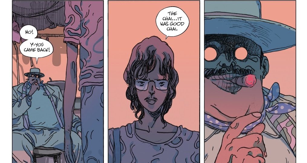 Steelmudfantasy's tweet photo. Rare Flavours #1
A captivating story within stories by Ram V and Filipe Andrade that explores food and culture while giving it a unique, inspiring feel.
Art connects characters to their past, revealing comfort and ominous secrets
9/10 https://t.co/a0JLkWqewA
