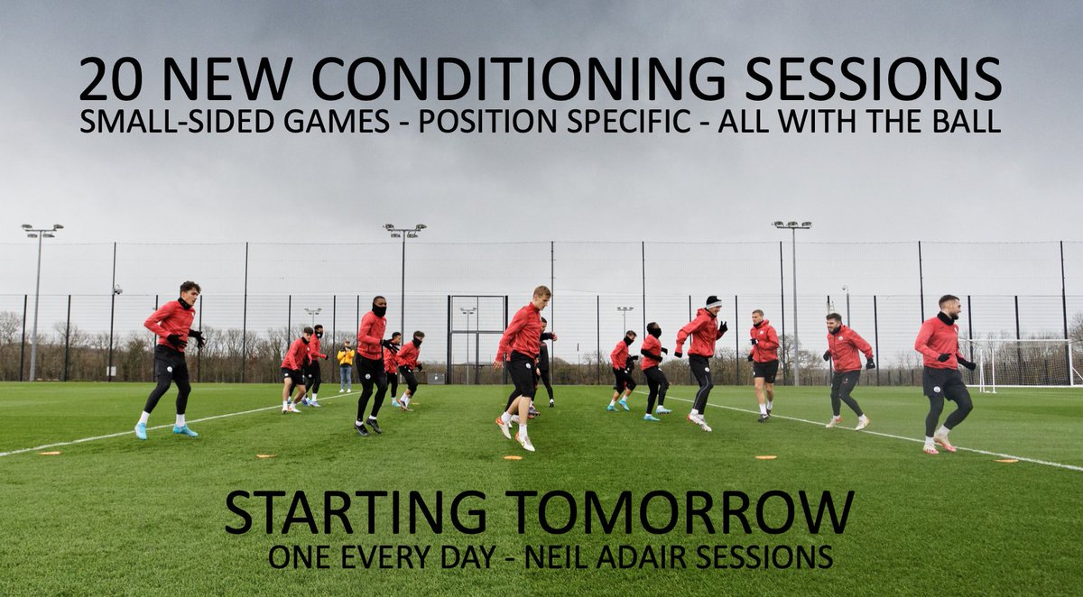 20 new conditioning sessions starting tomorrow.

Small sided games, position-specific setups &amp; all done with the ball.

▶️ Drawn with <a href="/AcademySCoach/">AscCloud</a> 

⚽️ Open to coaching opportunity in Northern Ireland or Republic of Ireland. Contact via DM.

<a href="/coachingbadges/">Coaching Badges</a>