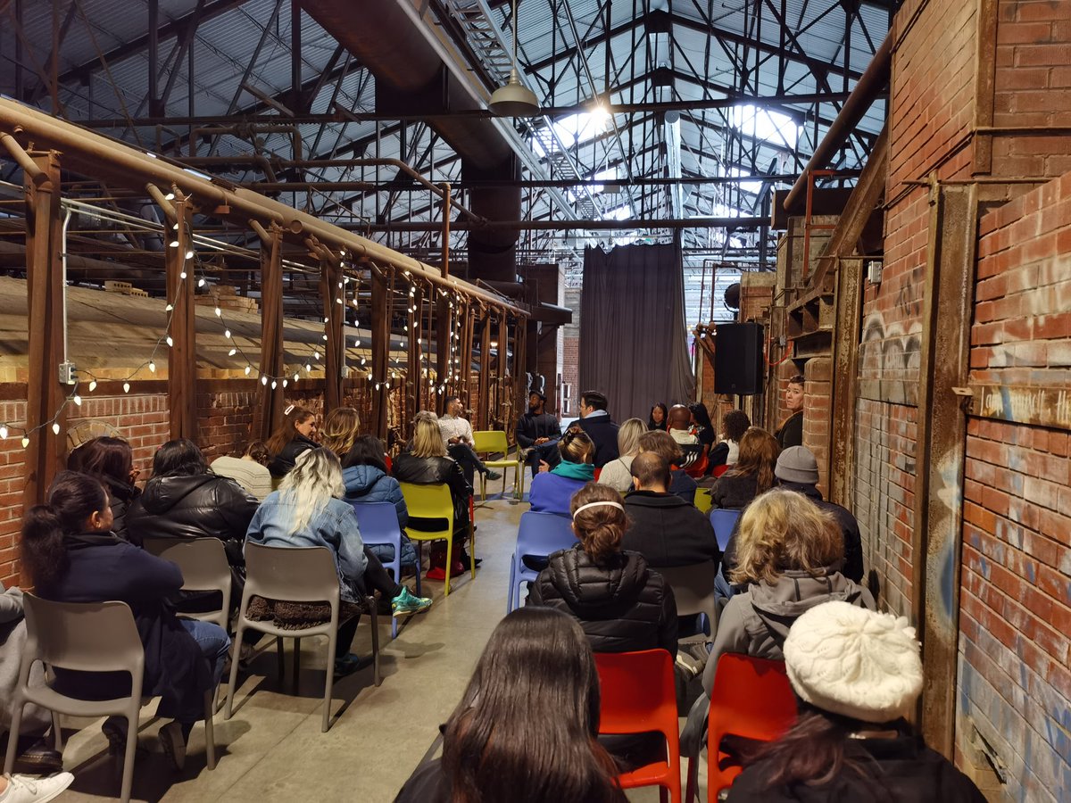 redesign's tweet image. The #GoodMourning festival starts with @frawlspace @callypie and Ziyan for Space for Grief at Brickworks today.