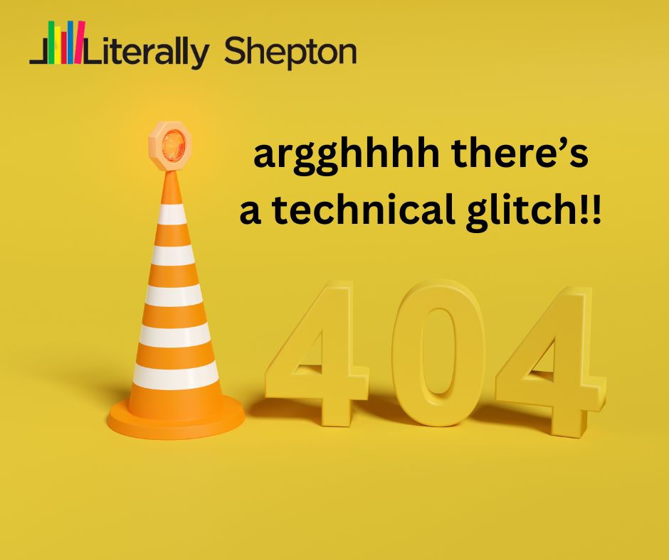 LiterallyShept1's tweet photo. Perhaps a surge of people trying to get their early bird comedy tickets or some of our other free events. Our website is down but the  Eventbrite links still work see the collection here https://t.co/jOOvKuSb84 please spread the word @SheptonMalletTC @makesunshinecic @SomersetLib https://t.co/z59eSrlREc