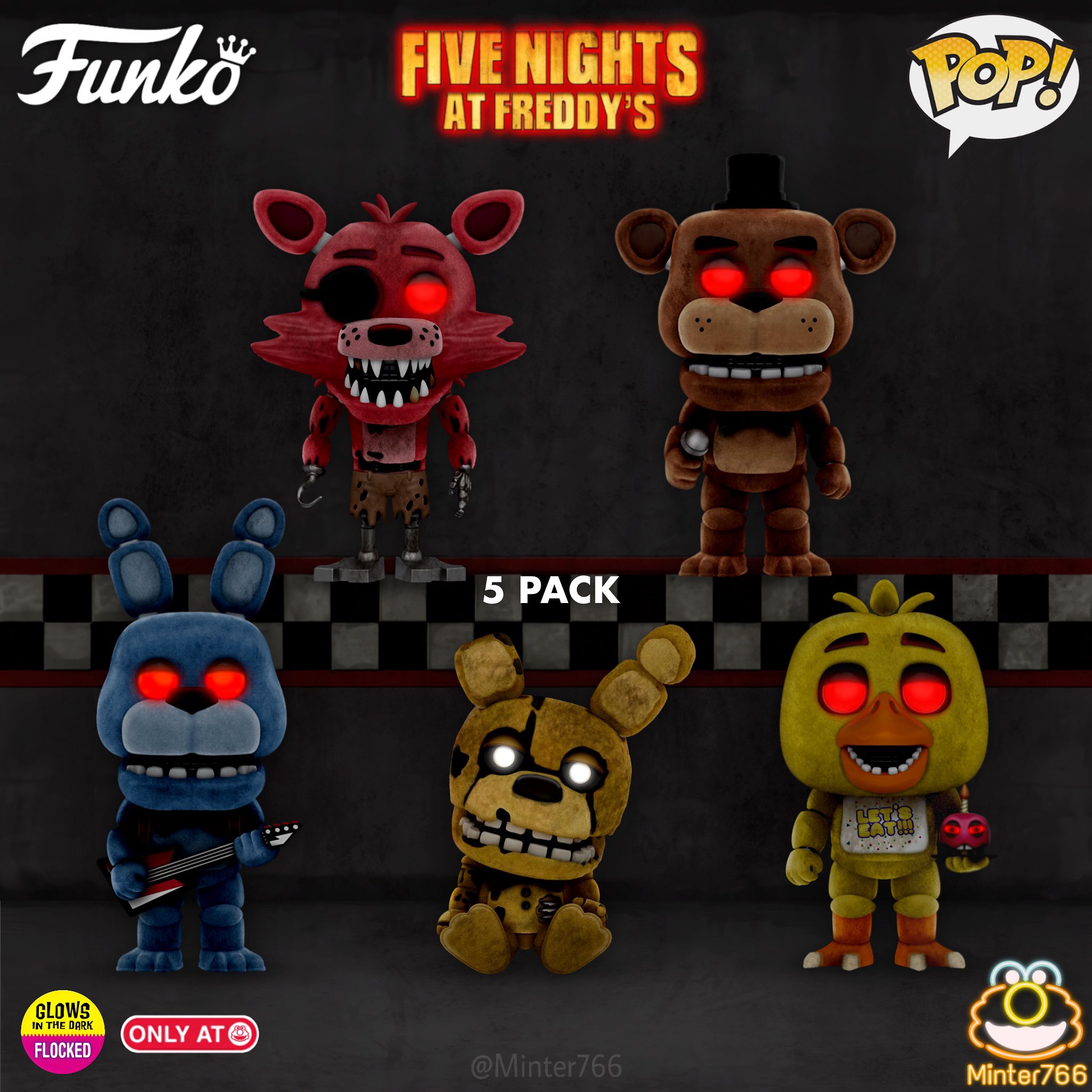 Five Nights At Freddy's Movie Funko Pop Concepts! 