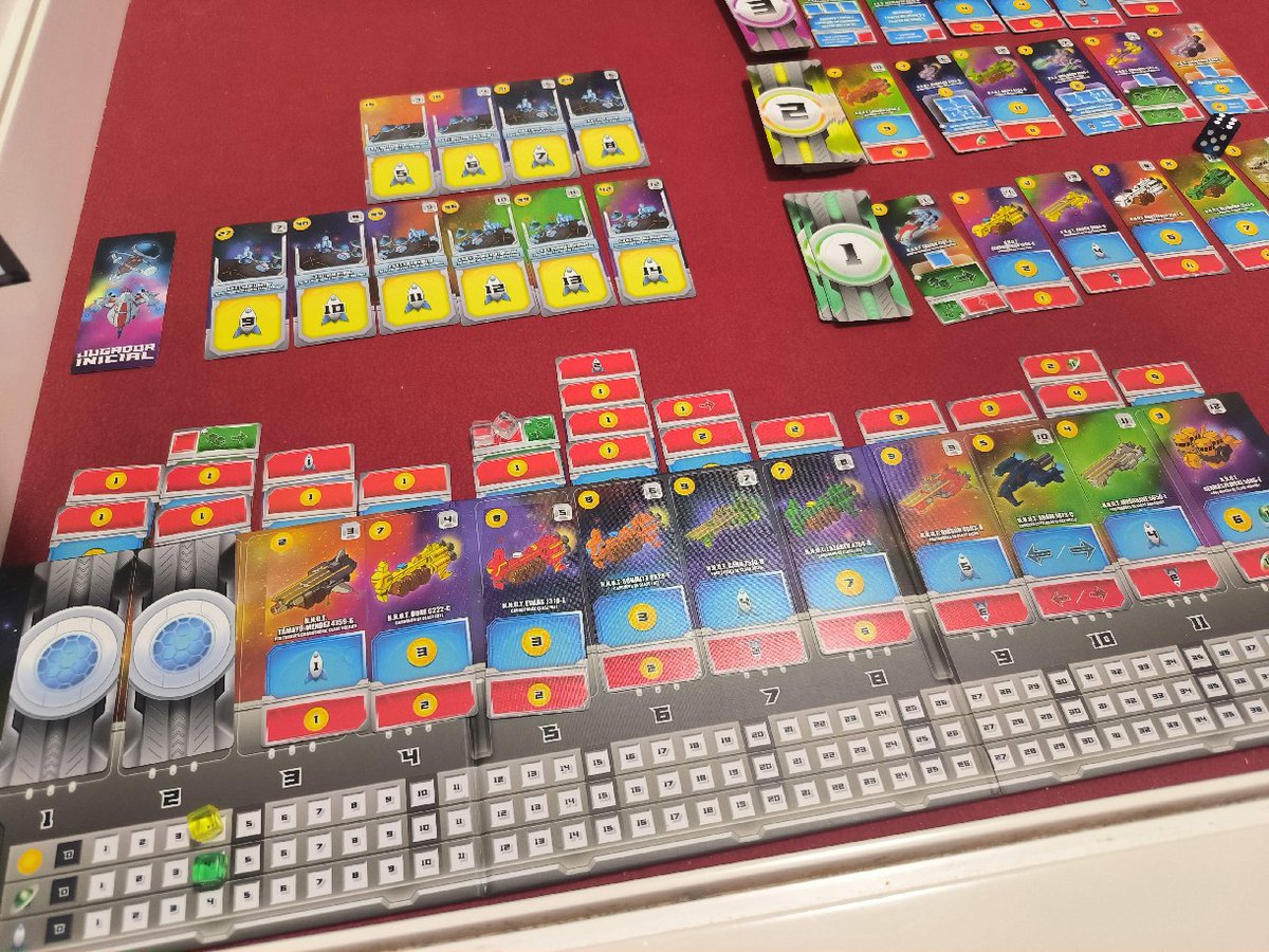 RDJugones's tweet image. Hemos jugado a este juegazo #SpaceBase de @MalditoGamesES con 2 jugadores, puntuación de victoria: 40 #bgstats