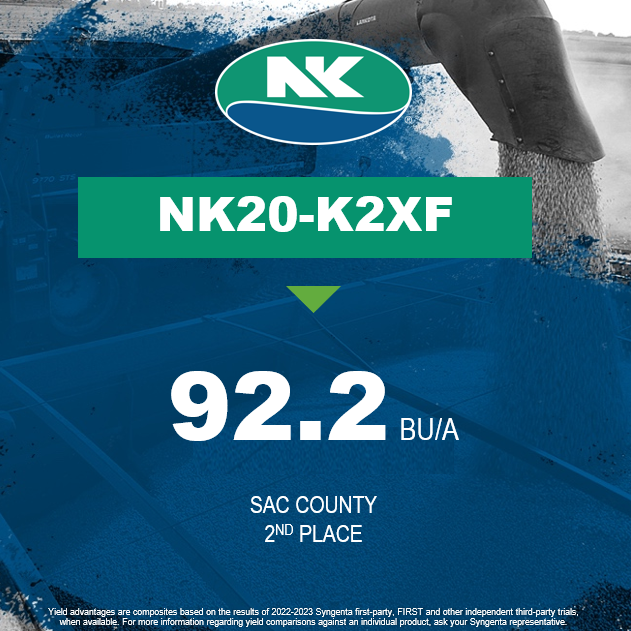 Iowa_NK's tweet image. 🚨NEW! NK20-K2XF is proving to be a must plant soybean in 2024!  NK is continuing the tradition of best-in-class 2.0 soybeans!

#HarvestNK23 @NKSeeds