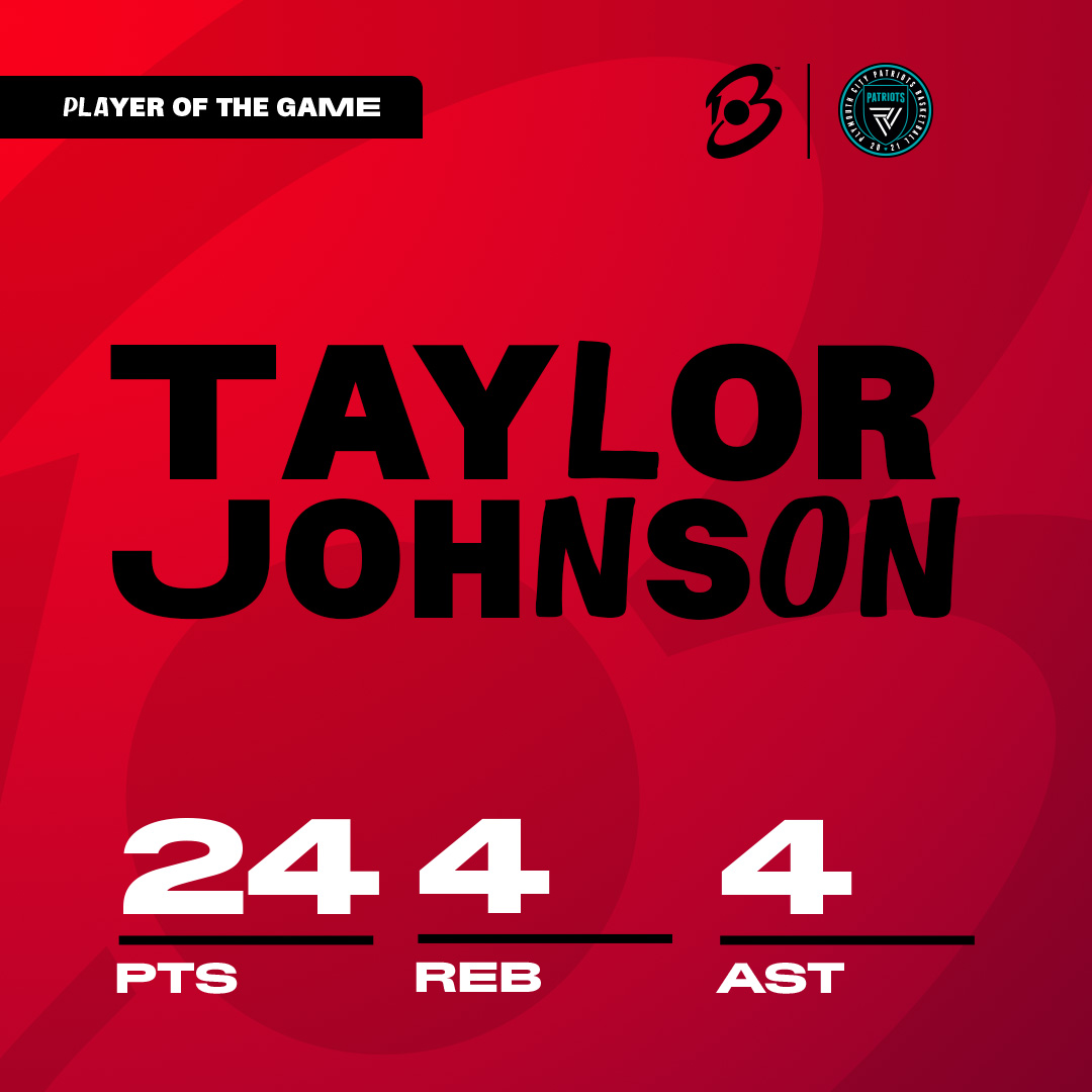 British Basketball League (@britishbasketm) on Twitter photo Your POTG is Taylor Johnson😤😤 <a href="/PlymCityPatriot/">Plymouth City Patriots Basketball Club</a>
Johnson put on a show tonight, helping the Patriots secure the W and take down the unbeaten Lions🤩
Watch highlights here👇
📺youtube.com/@BritishBasket…
#UNBEATABLE #BritishBasketballLeague Your POTG is Taylor Johnson😤😤 <a href="/PlymCityPatriot/">Plymouth City Patriots Basketball Club</a>
Johnson put on a show tonight, helping the Patriots secure the W and take down the unbeaten Lions🤩
Watch highlights here👇
📺youtube.com/@BritishBasket…
#UNBEATABLE #BritishBasketballLeague