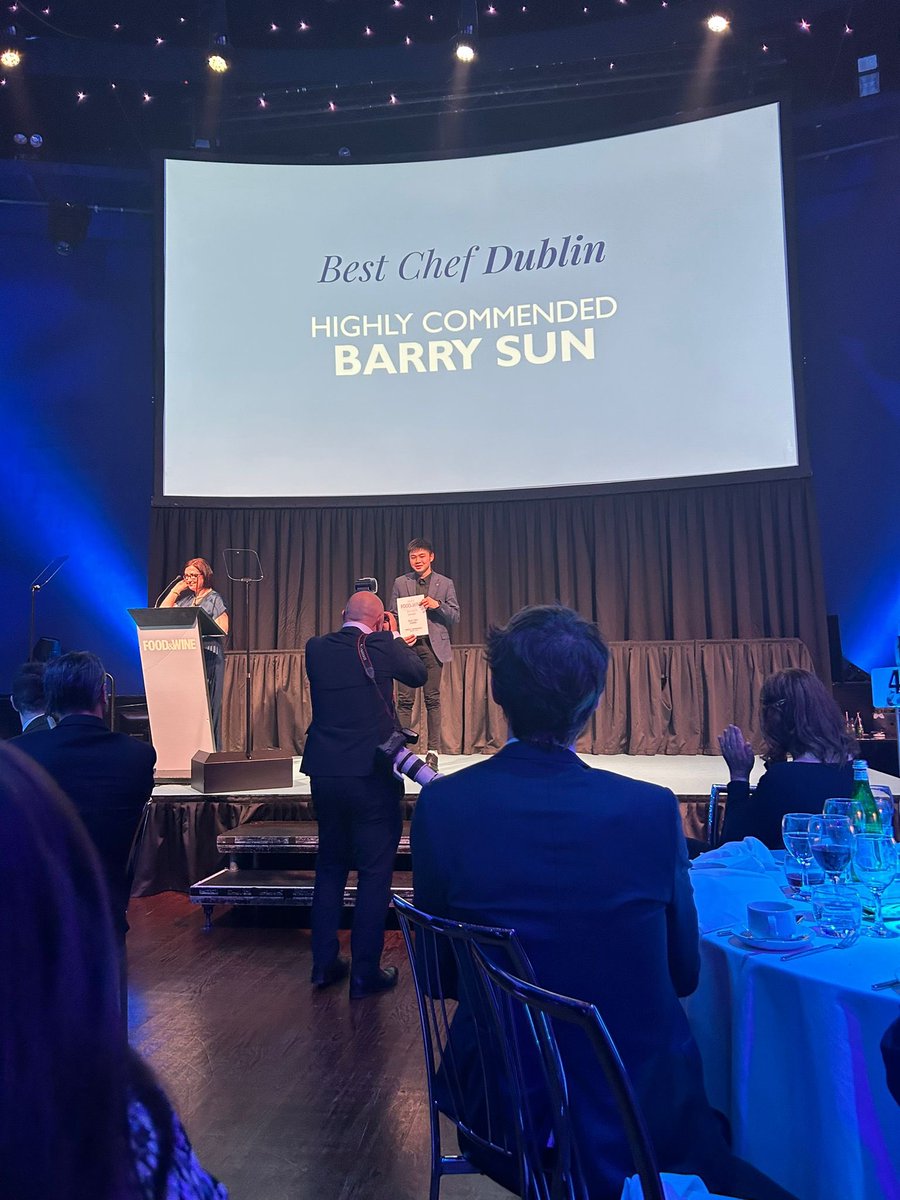 Volpe Nera (@volpeneradublin) on Twitter photo Congrats to our <a href="/Barrysun7/">Barry sun</a> - ‘Highly commended’ in the Best Chef in Dublin category <a href="/foodandwineIE/">FOOD&WINE Magazine Ireland</a> Restaurant of the Year awards 🥳! Barry was holding the fort in the restaurant today so Chee Hong Goh & some other team members were very happy to raise a glass or three to him🥂🥂 Congrats to our <a href="/Barrysun7/">Barry sun</a> - ‘Highly commended’ in the Best Chef in Dublin category <a href="/foodandwineIE/">FOOD&WINE Magazine Ireland</a> Restaurant of the Year awards 🥳! Barry was holding the fort in the restaurant today so Chee Hong Goh & some other team members were very happy to raise a glass or three to him🥂🥂