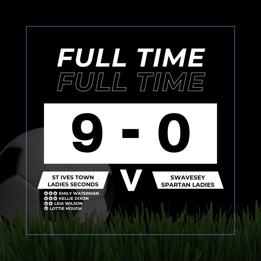 Ivesseconds's tweet image. A brilliant team performance against @LadiesSpartans from every player today, we controlled the game from kick off which pushed us to a convincing win! Looking to take todays performance into next week 🤍🖤

⚽️POTM: Emily Eacott