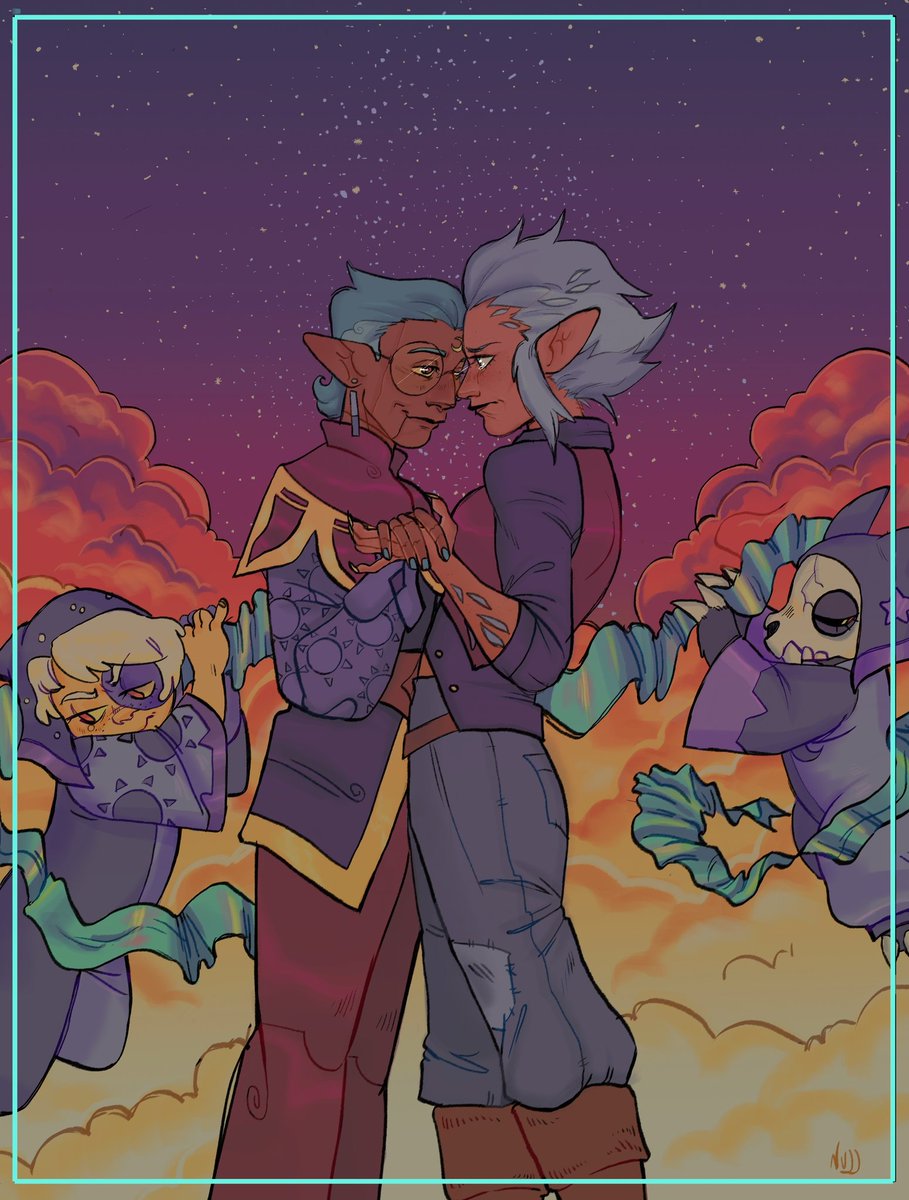 Here is my contribution to this beautiful fanzine! <a href="/Raedafanzine/">Our Duet: A TOH Raeda Fanzine</a> it was an honor to be part of such incredible thing with so many talented people 🦉🍂 I hope yall got your copies! #raeda