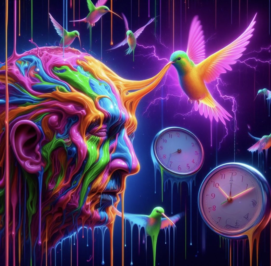 Ainskyai's tweet photo. AI interpretation of Salvador Dali’s The Persistence of Memory (1931) by AinksyAI on DALL-E 3.
#aiartcommunity #MidjourneyAI #StarryAI #aiart #ainksyai #DALLE3 #AIartistcommunity #aiartist #AI #SalvadorDali #ThePersistenceOfMemory #Painting #Surrealism https://t.co/f1ULnb1cHx