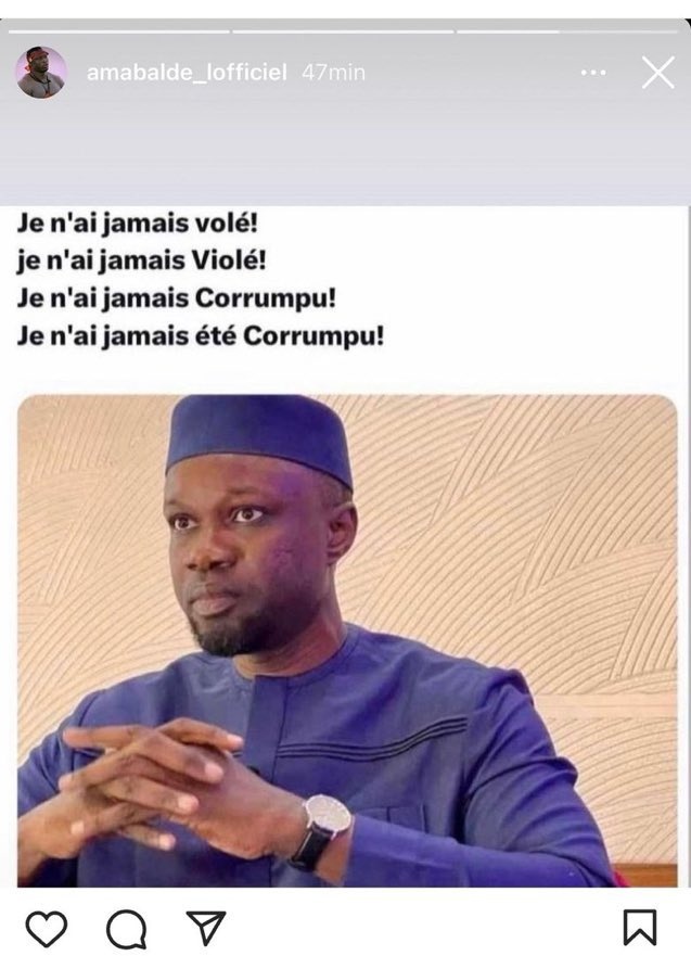 SabrDegMoyMoudj's tweet photo. Tu es vainqueur dans nos cœurs ❤️.
Patriote un jour, patriote pour toujours 💪🏿🇸🇳
#FreeSonko #FreeSenegal #SonkoPresident2024 #AmaBalde https://t.co/VTSv9RIWXP