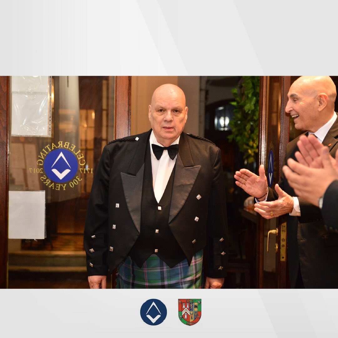 DGLSASD's tweet photo. Our DGM, Rt. W. Bro. Richard Cooper and his Deputy DGM, W. Bro. Eber Gómez-Berrade, PGJD, with the District Grand Officers invested at the latest District Grand Lodge Meeting which was held in Buenos Aires.
This annual event counted with a major attendance of our members. https://t.co/TcKZImgY1v