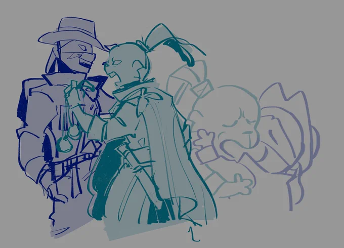 i see your cowboy leo's and raise you gaucho usagi #leosagi #rottmnt